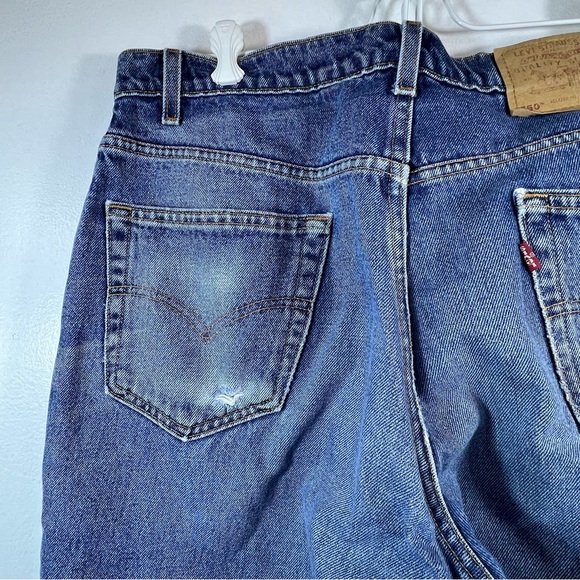Levis 550 Vintage 90’s Men’s Relaxed Fit Jean Pants Sz 36x30 - Picture 10 of 14